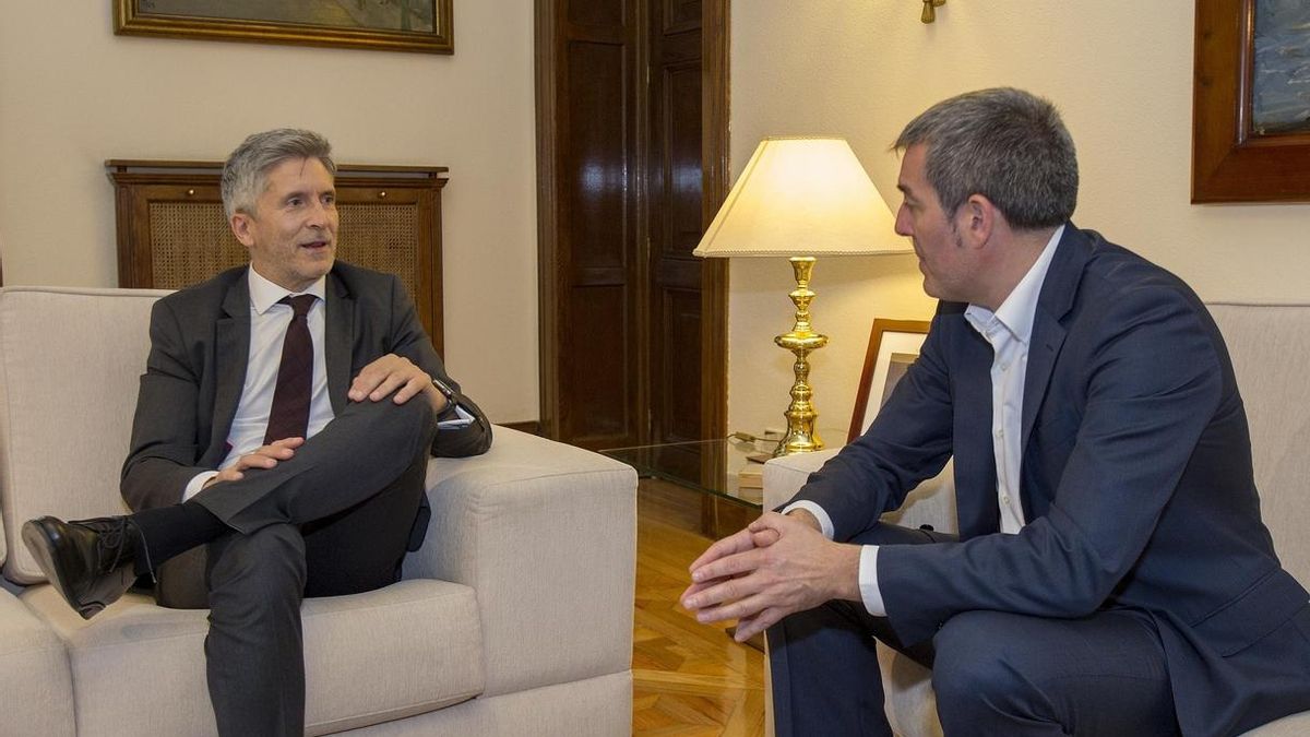 Clavijo destaca la nueva línea de trabajo con Interior y el refuerzo de Frontex y SIVE para tratar la llegada de pateras