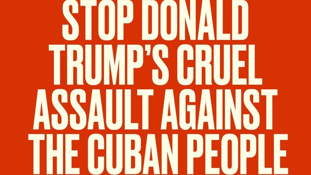 Artistas como Susan Sarandon, Mark Ruffalo y cargos electos progresistas lanzan una campaña contra la asfixia de Trump a Cuba