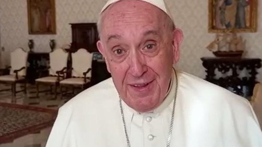 El papa Francisco envía un mensaje de aliento a los palmeros: "Es duro, pero no bajen los brazos"