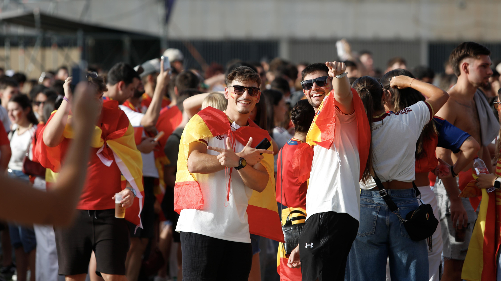 Afición de la selección española en el Córdoba Live