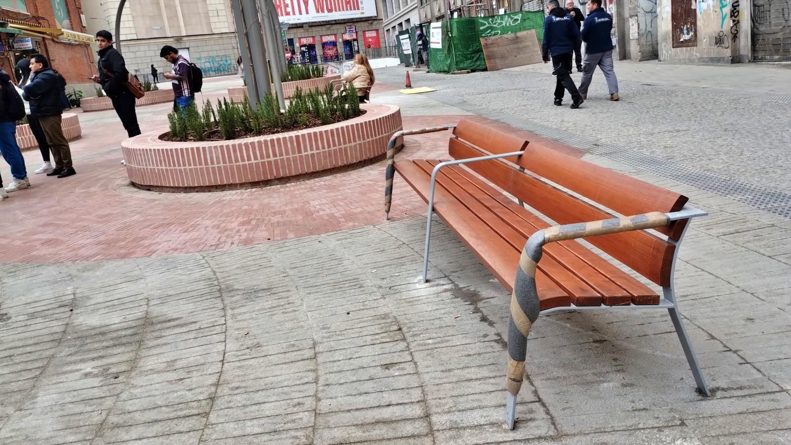 Las imágenes de la transformación peatonal en torno al mercado de Mostenses