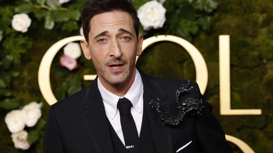 Adrien Brody se alza con el Globo de Oro a mejor actor de drama por 'The Brutalist'