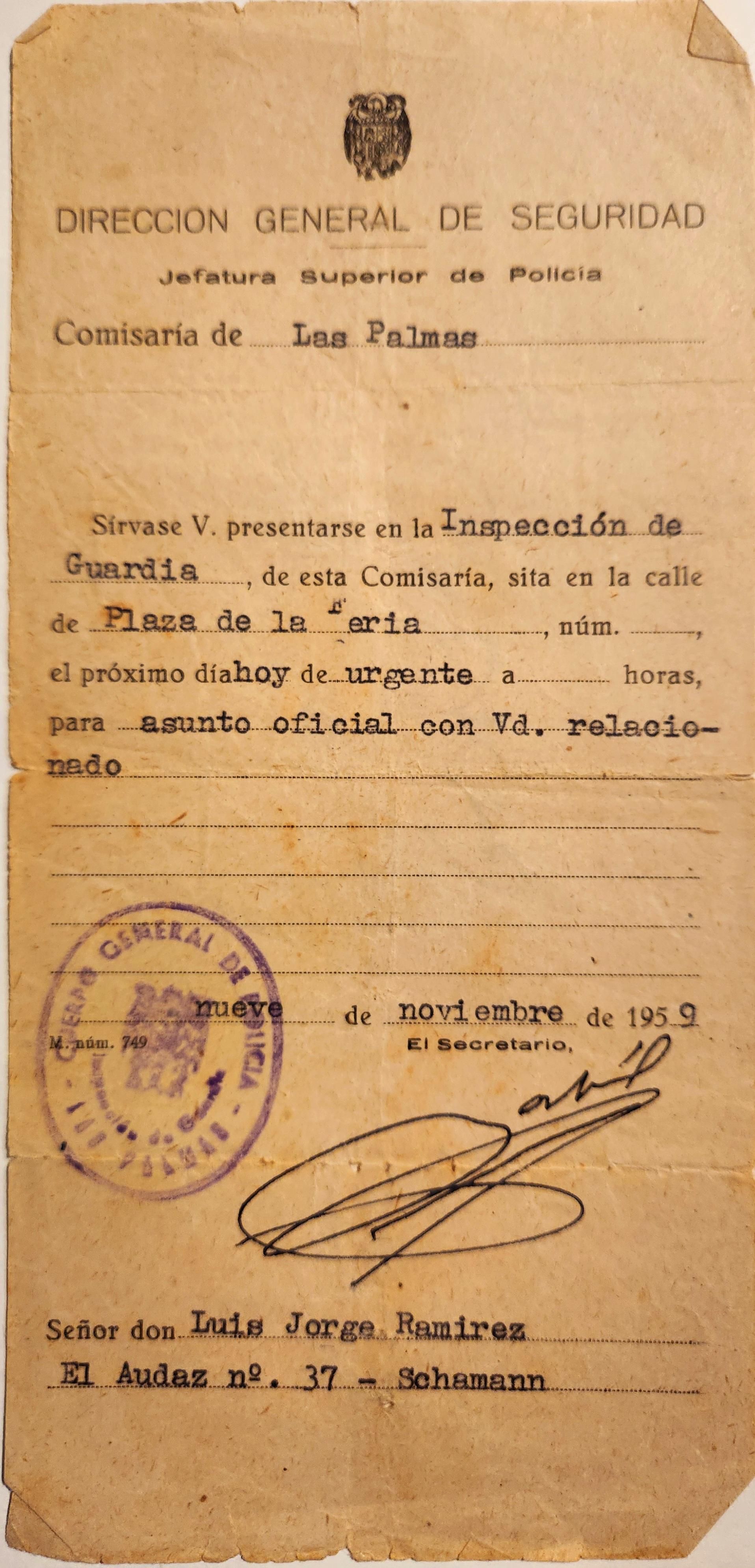 Telegramas que intercambiaron Luis Jorge Ramírez y la UPI.