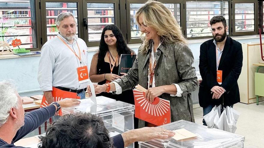 La candidata de Ciudadanos a la Presidencia de la Comunidad de Madrid, Aruca Gómez.