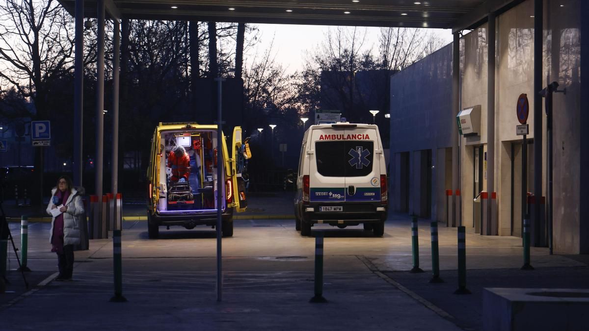 Urgencias del Hospital Reina Sofía en Córdoba, este lunes