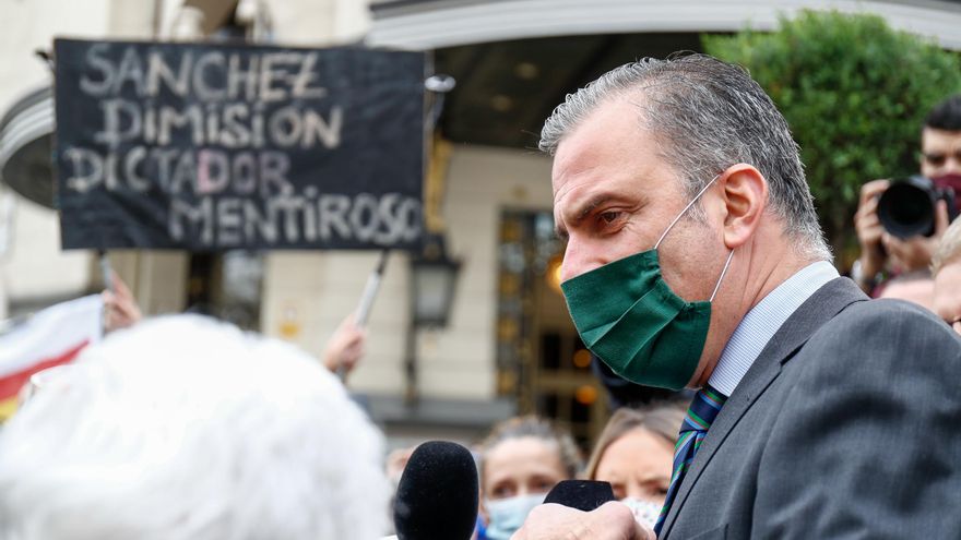 El portavoz de Vox en el Ayuntamiento de Madrid, Javier Ortega Smith