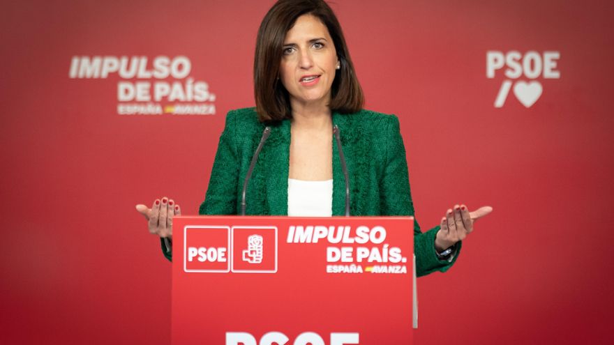 Archivo - La portavoz del PSOE, Esther Peña.