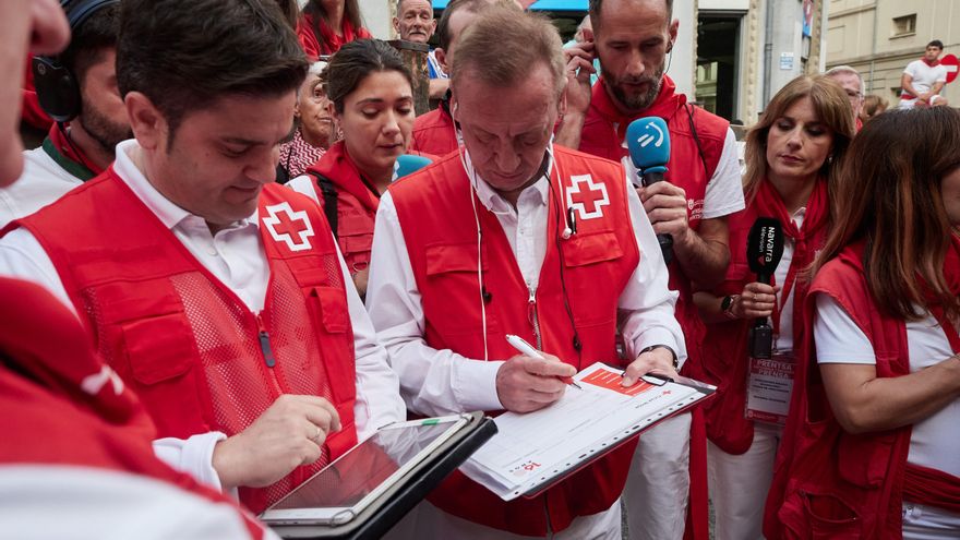 Fallece José Aldaba, voz de Cruz Roja en el primer parte de heridos de cada encierro de los Sanfermines