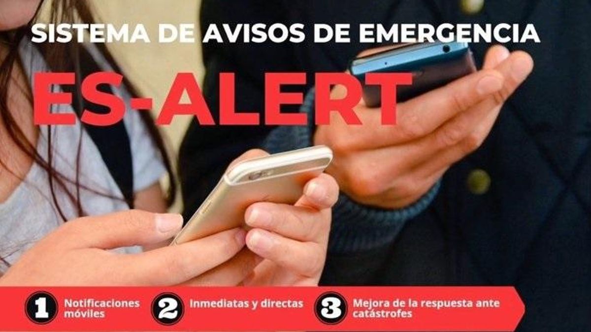 Cantabria probará este martes el sistema de alertas a móviles en el entorno de Santander y Camargo.
