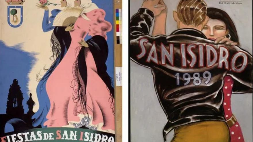 De  los motivos religiosos de la posguerra al pop de la Transición: la evolución estética de un país a través de los carteles de San Isidro