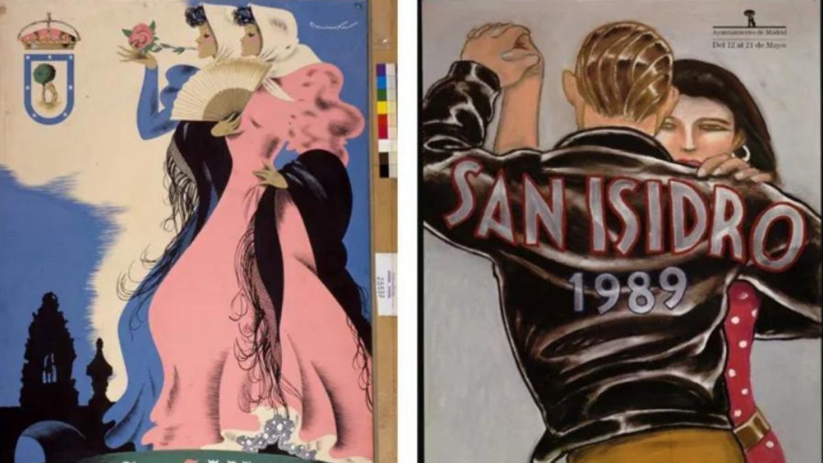 De  los motivos religiosos de la posguerra al pop de la Transición: la evolución estética de un país a través de los carteles de San Isidro