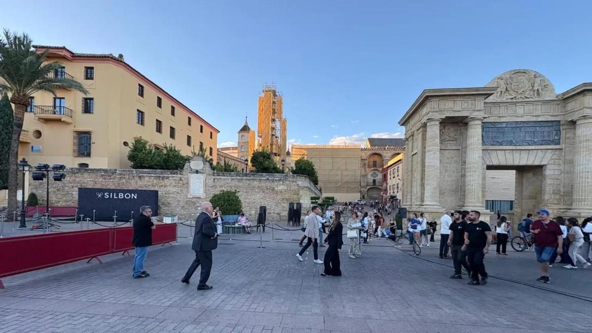 Espacio del desfile de Silbon el 8 de octubre.