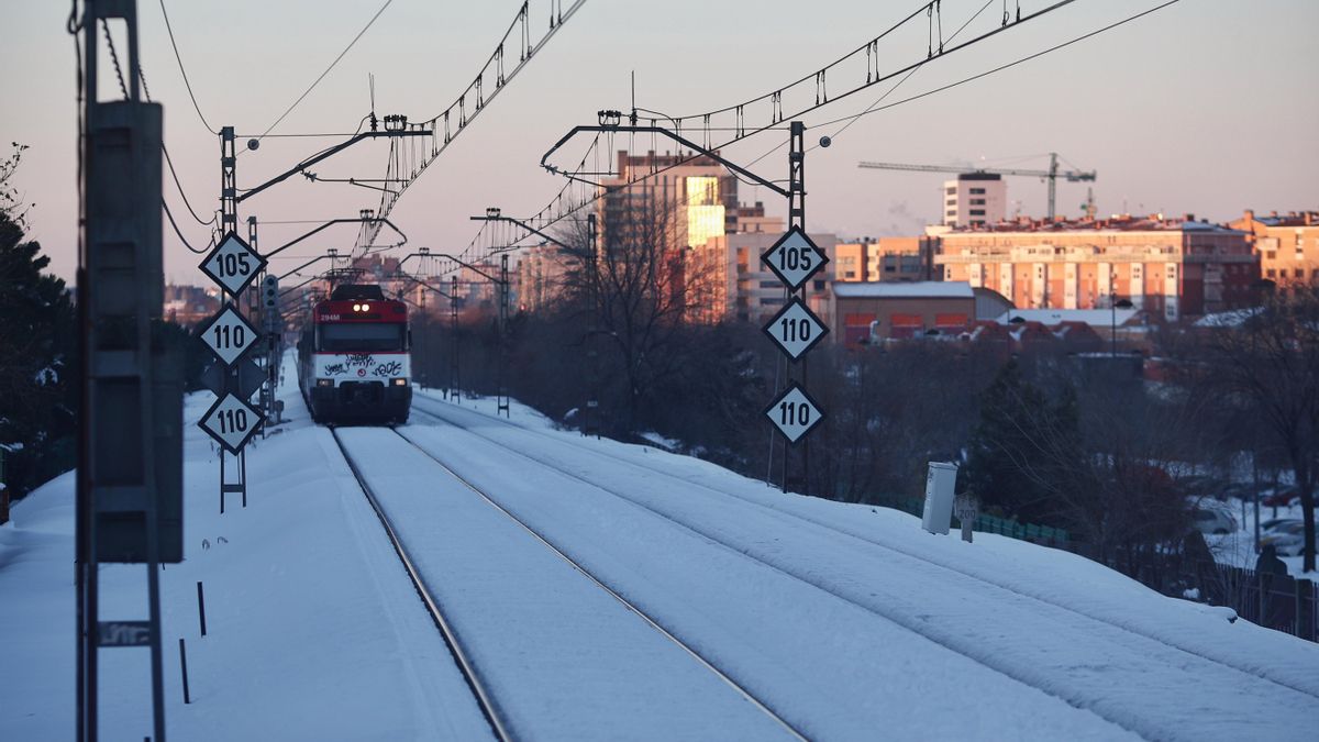 Tren de la línea C5 de Madrid