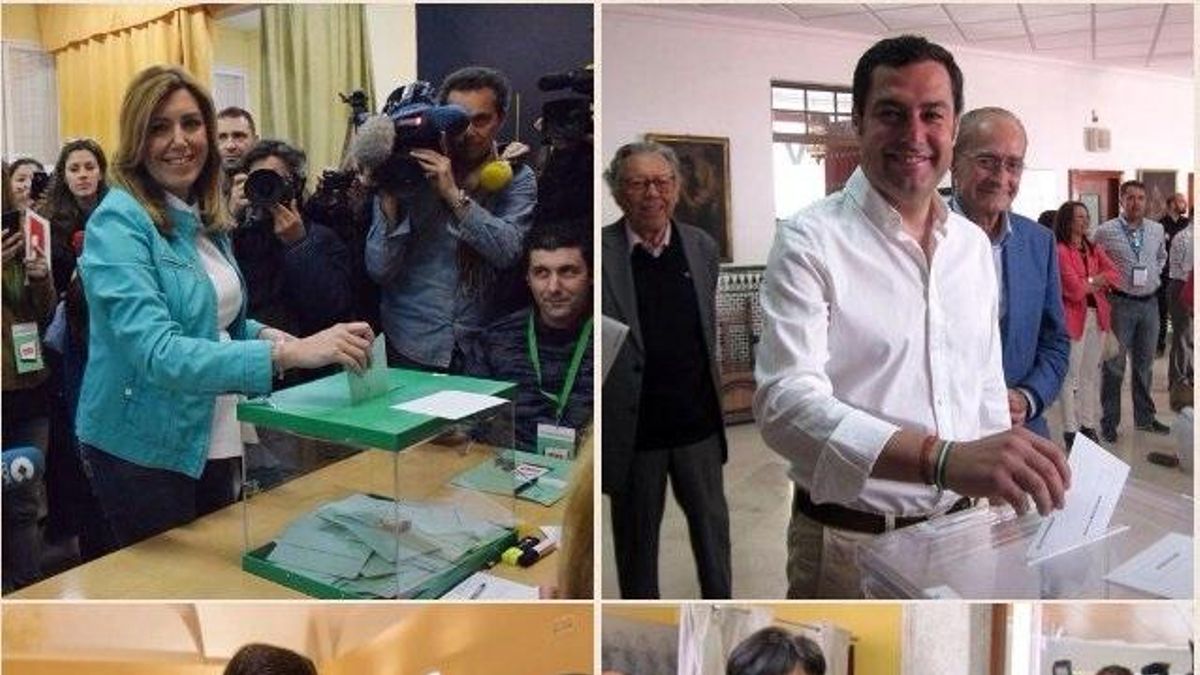 Susana Díaz, Moreno, Rodríguez y Marín repiten como candidatos a la Junta en las primeras andaluzas sin aspirante de IU