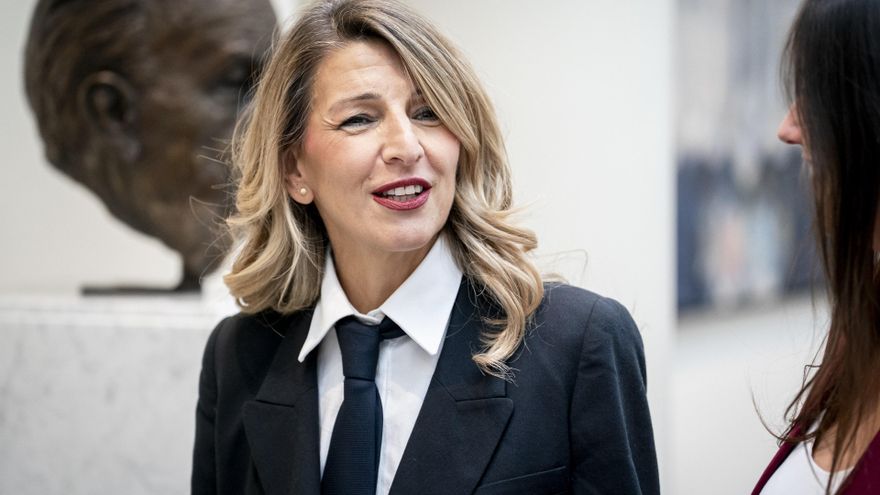 Yolanda Díaz pide una 'tasa Trump' en los Presupuestos para que las grandes tecnológicas "pasen por Hacienda"