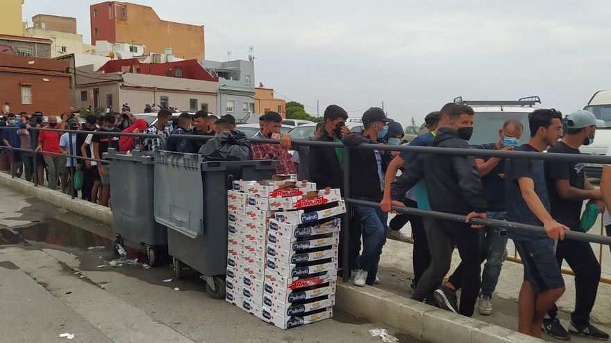 La otra cara de la crisis en Ceuta: más de 1.000 menús solidarios al día