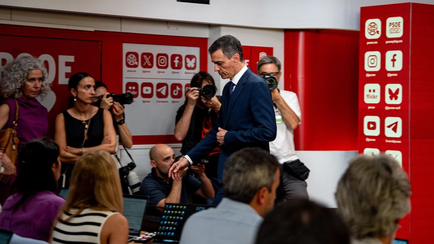 Sánchez asumirá en persona las conversaciones con los socios y comparecerá este lunes tras la Ejecutiva