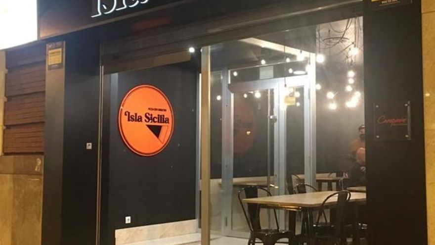 Llegan al centro de Logroño las pizzas de Isla Sicilia
