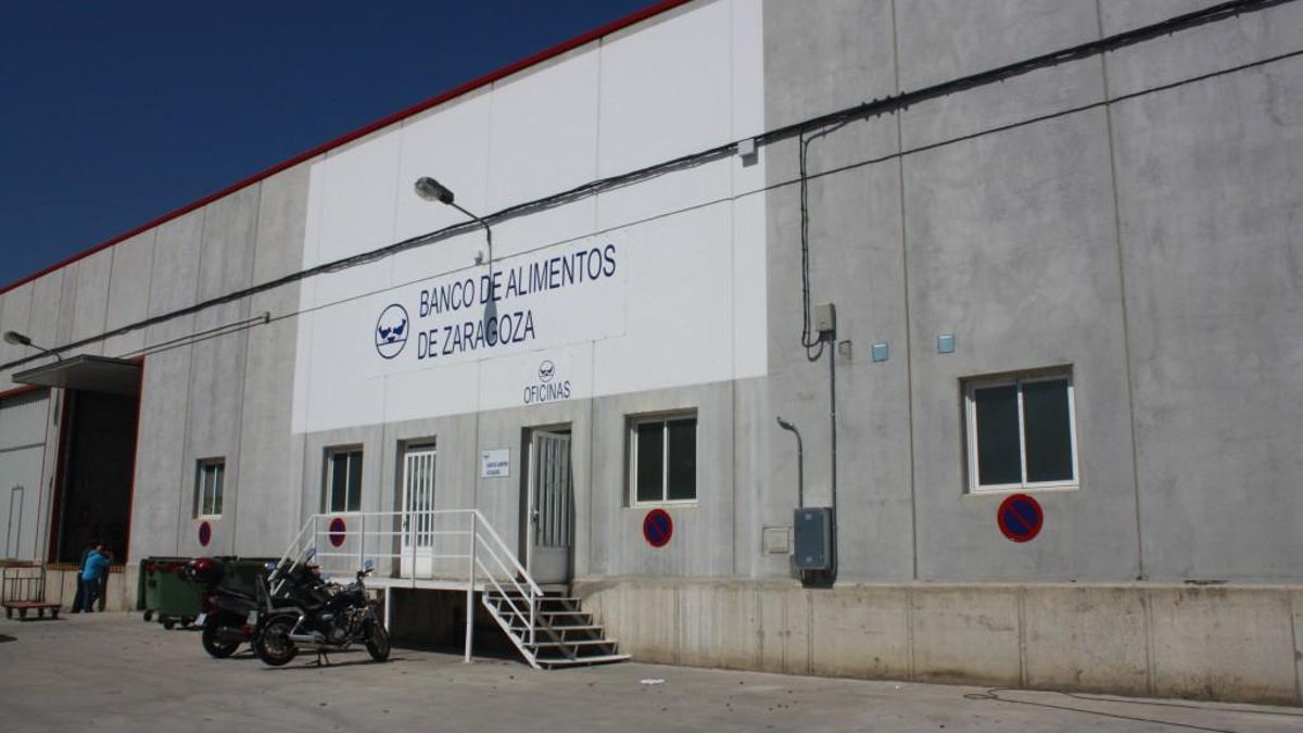 Muere un voluntario del Banco de Alimentos de Zaragoza mientras colaboraba con la entidad
