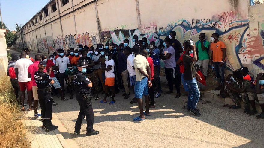 Imágen del asentamiento el 19 de julio 