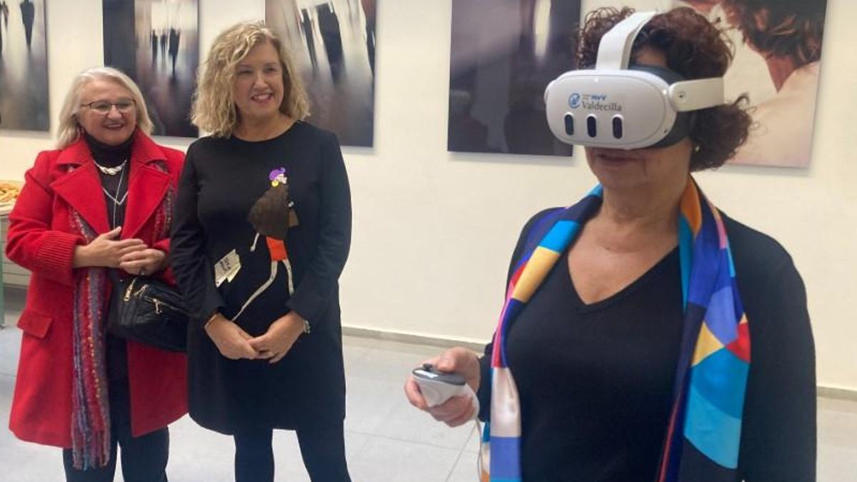 Gafas de realidad virtual para que los pacientes se sumerjan en un concierto de música.