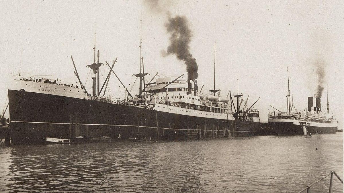 El barco Winnipeg