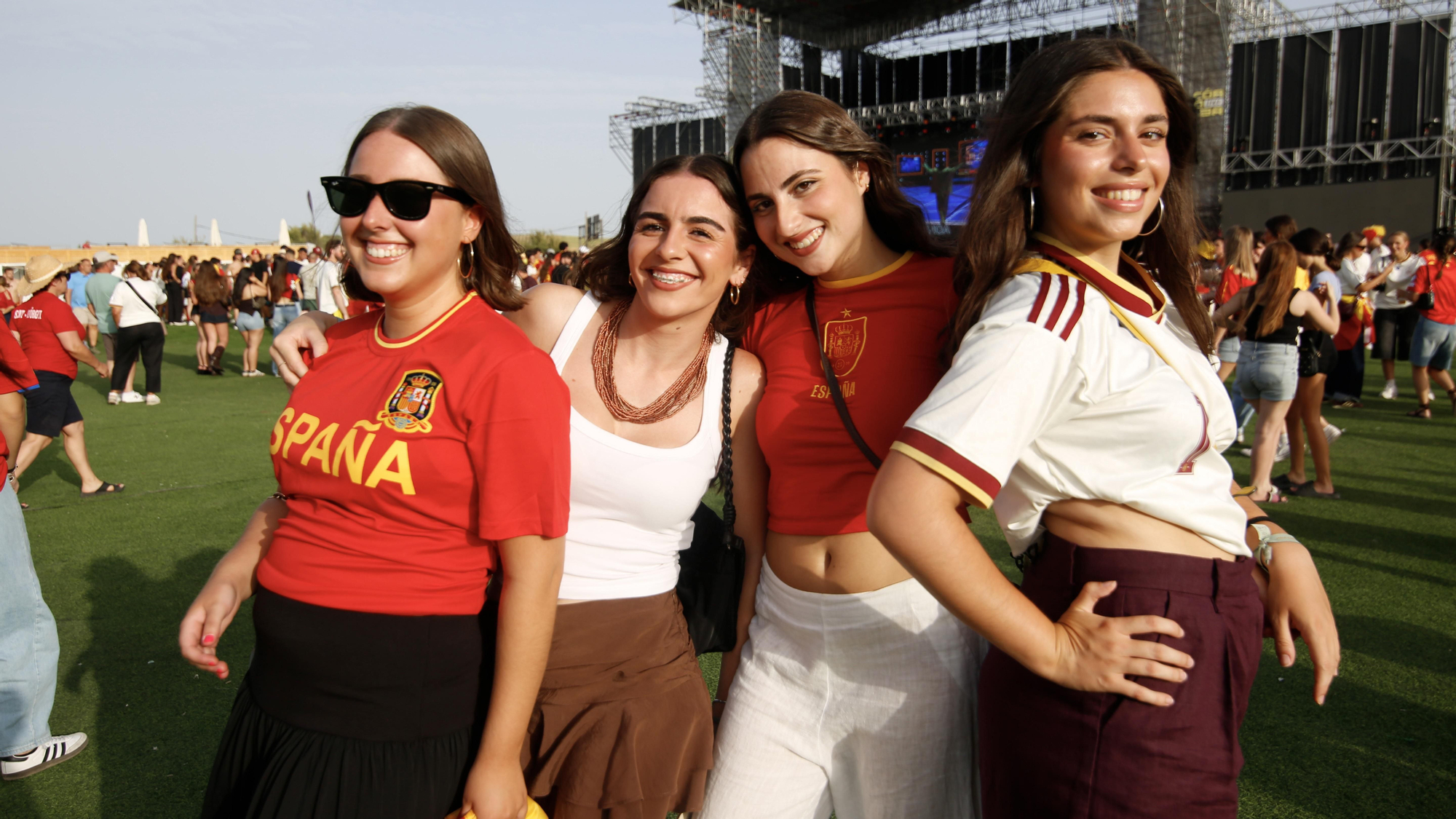 Afición de la selección española en el Córdoba Live