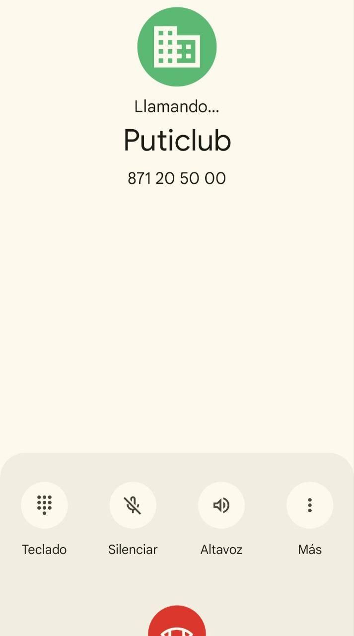 Imatge que apareix en alguns mòbils en trucar a Son Espases