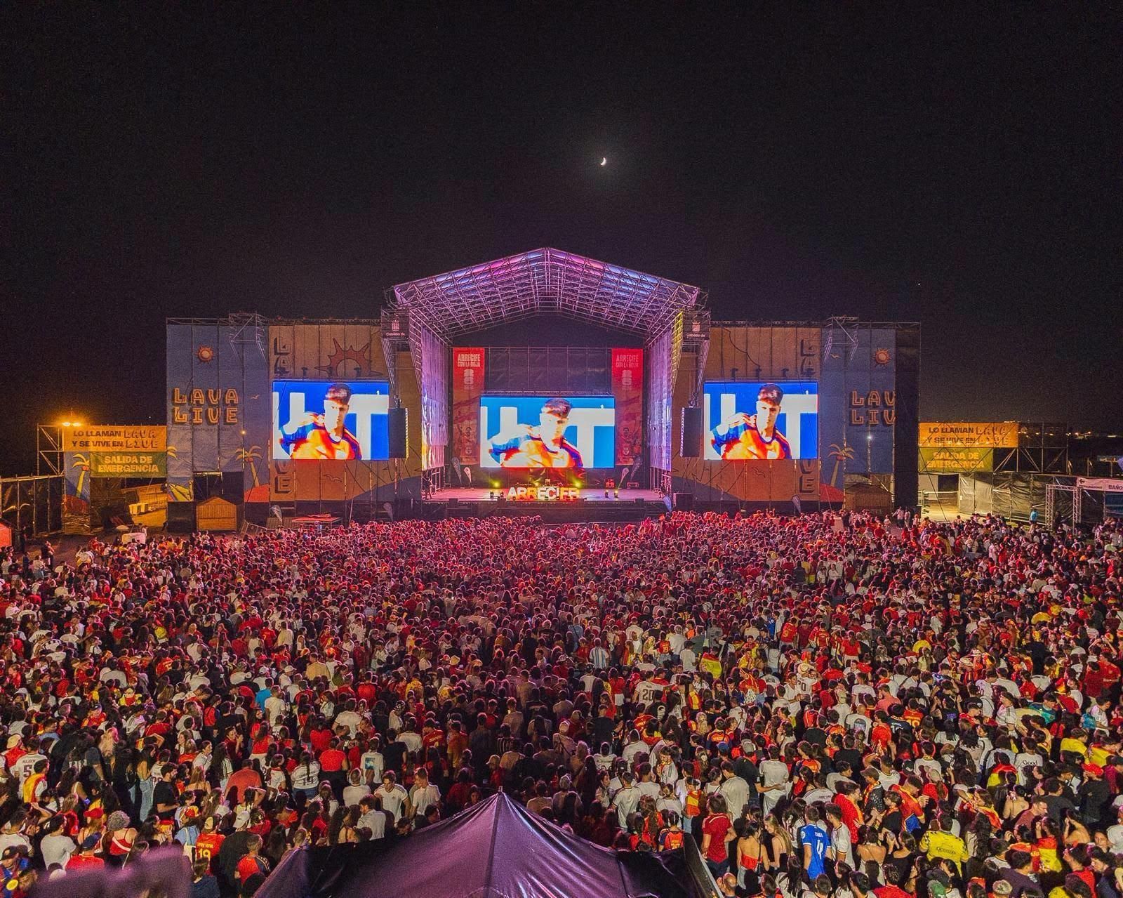 Festejo del Mundial 2026 en Parque Temático, Arrecife, Lanzarote