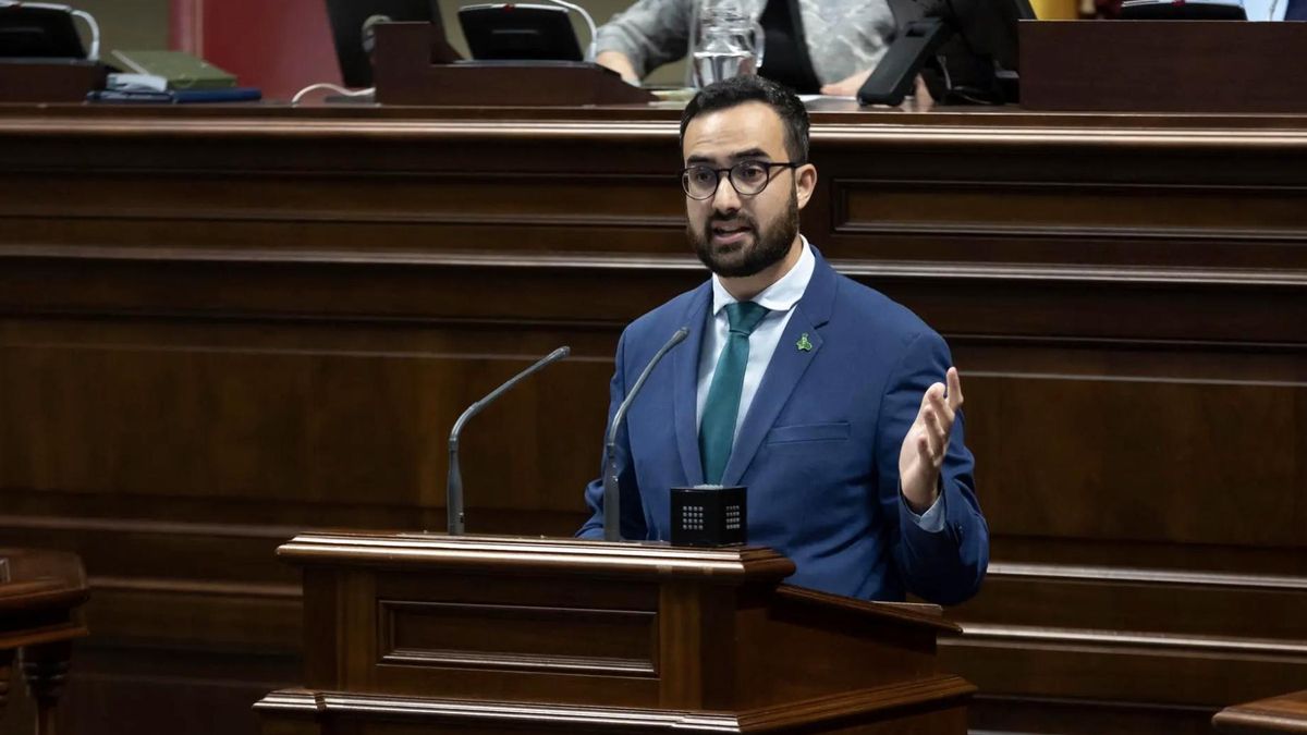 Raúl Acosta, diputado de la Agrupación Herreña Independiente. (EFE)