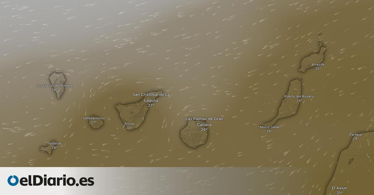 Aemet Extends All Yellow Weather Warnings in the Canaries
