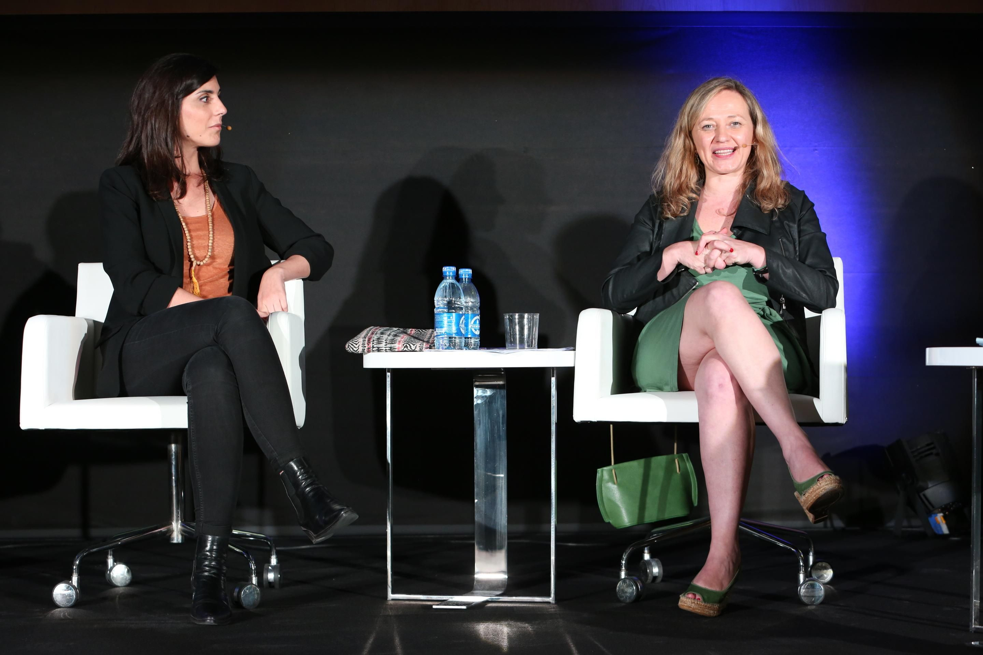 Raquel Ejerique y Victoria Rosell