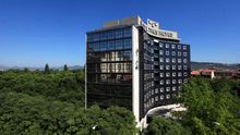 Vista del Hotel Tres Reyes de Pamplona
