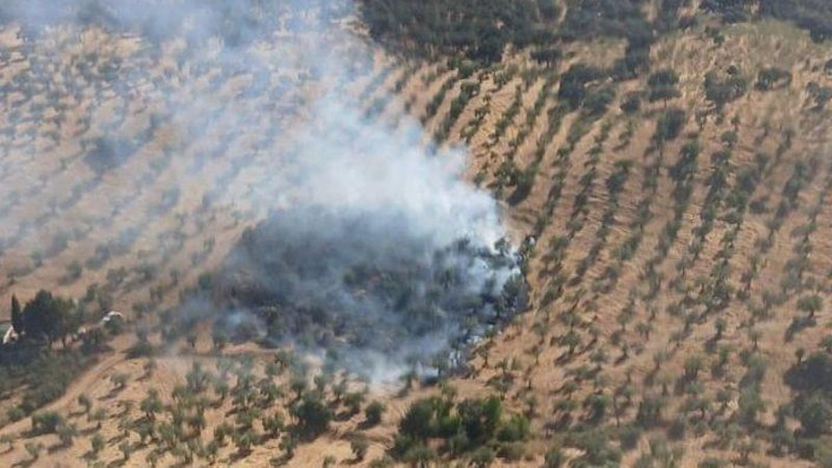 Declarado un incendio forestal en Espiel