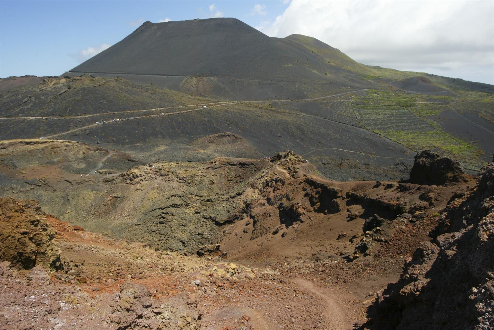 Vista general de Cumbre Vieja, que podría verse afectada por una posible erupción volcánica - Europa Press - Archivo