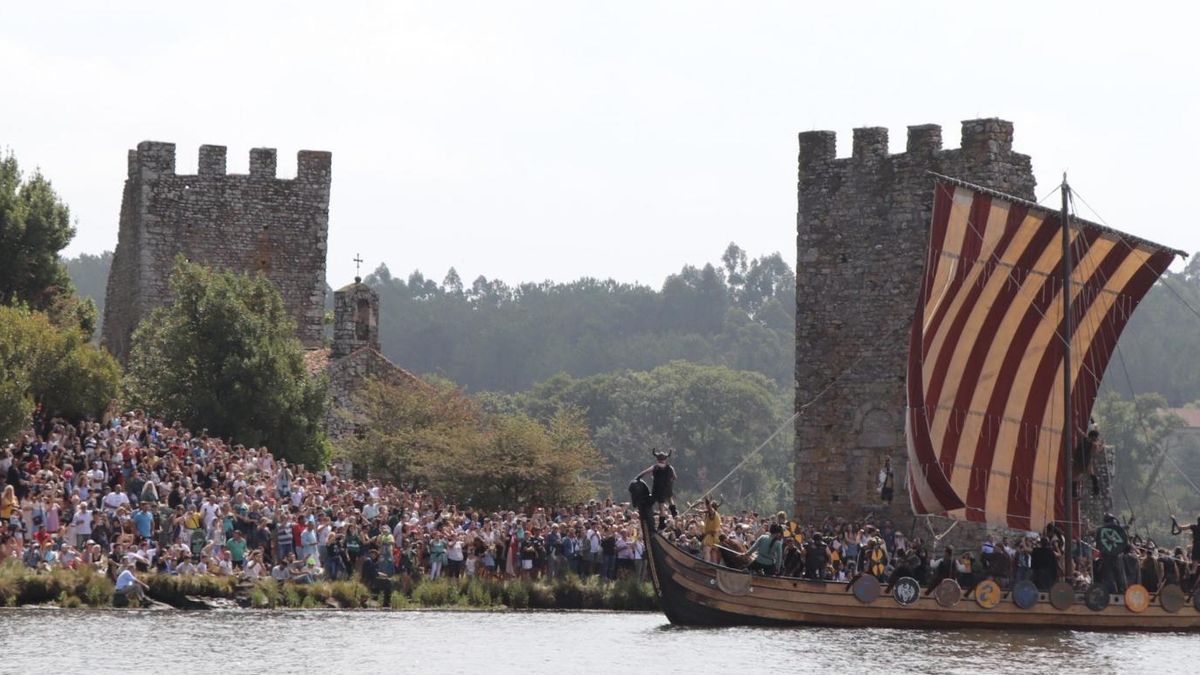 Imagen de la curiosa y espectacular celebración gallega