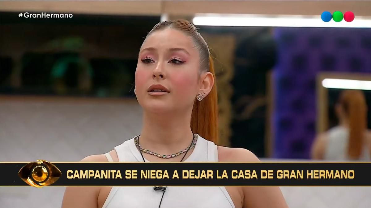 Una concursante de 'Gran Hermano Argentina' rechaza abandonar la casa tras su expulsión: "Aquí manda Campanita"
