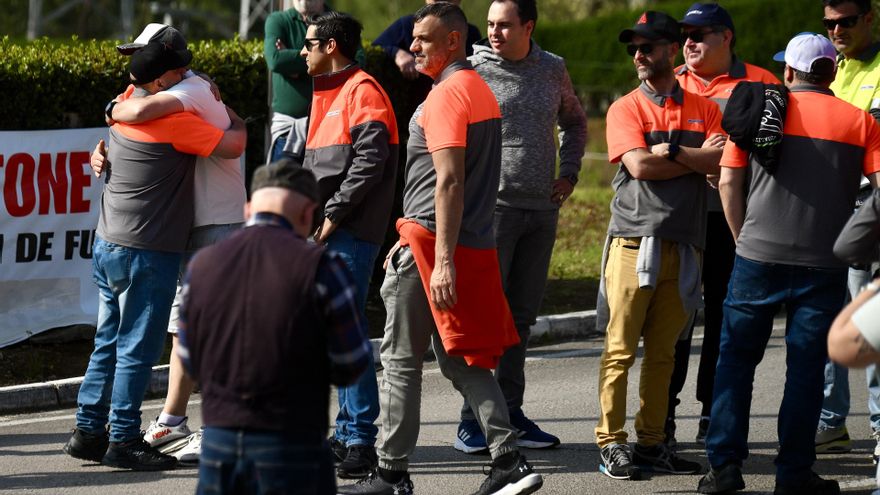 Trabajadores de Bridgestone en una imagen de archivo