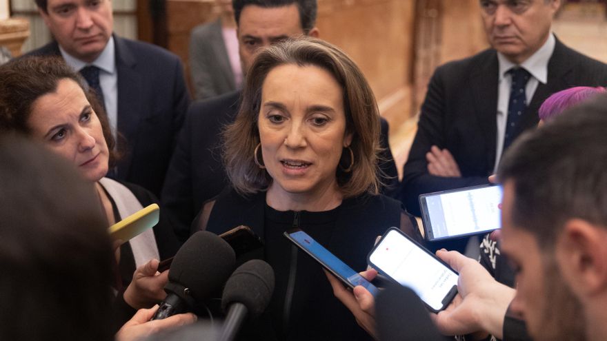 La portavoz parlamentaria del PP en el Congreso, Cuca Gamarra.
