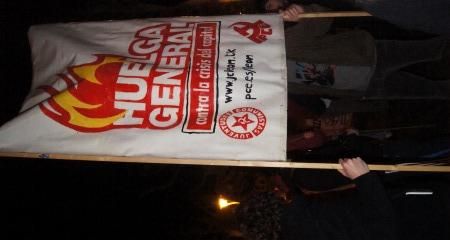 Manifestación reforma laboral.