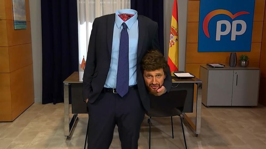 El Pablo Casado decapitado de 'Polònia': "Mi madre apostó 50 euros a favor de Ayuso"