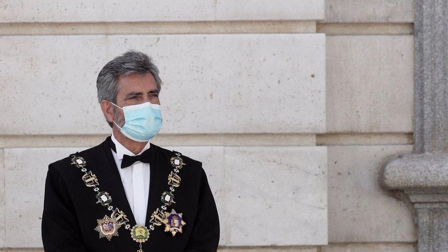 El presidente del Tribunal Supremo y del Consejo General del Poder Judicial (CGPJ), Carlos Lesmes