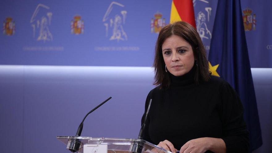 Archivo - La portavoz parlamentaria del PSOE, Adriana Lastra