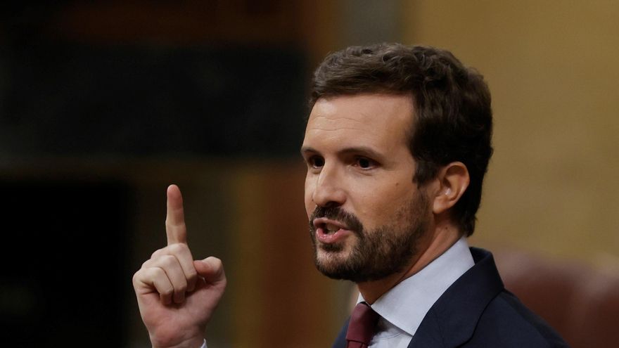 El líder del Partido Popular, Pablo Casado. EFE/Emilio Naranjo/Archivo