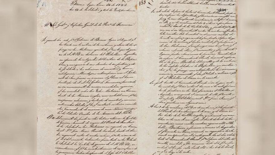 Encuentran una carta inédita de 1833 que relata la ocupación británica de las Islas Malvinas