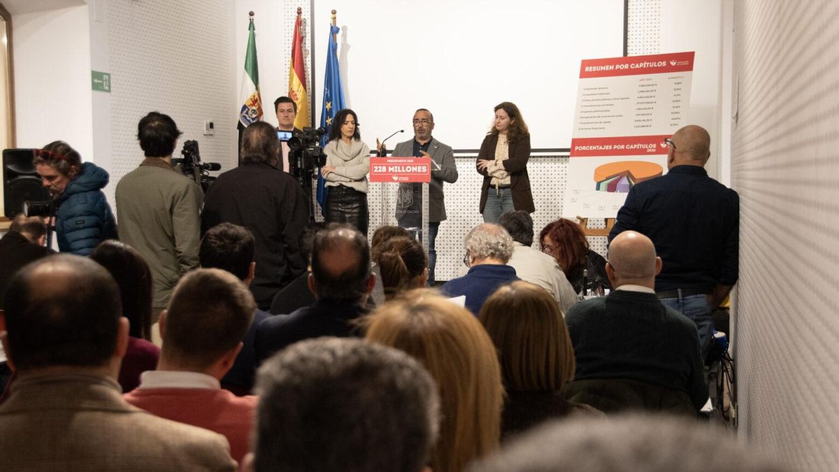 El presupuesto de la Diputación de Cáceres supera los 227 millones, un 8,6% más