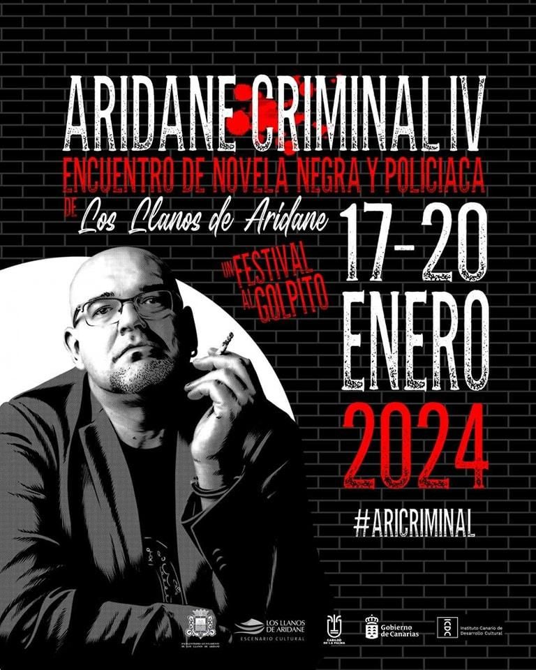 Cartel de la cuarta edición del festival Aridane Criminal.