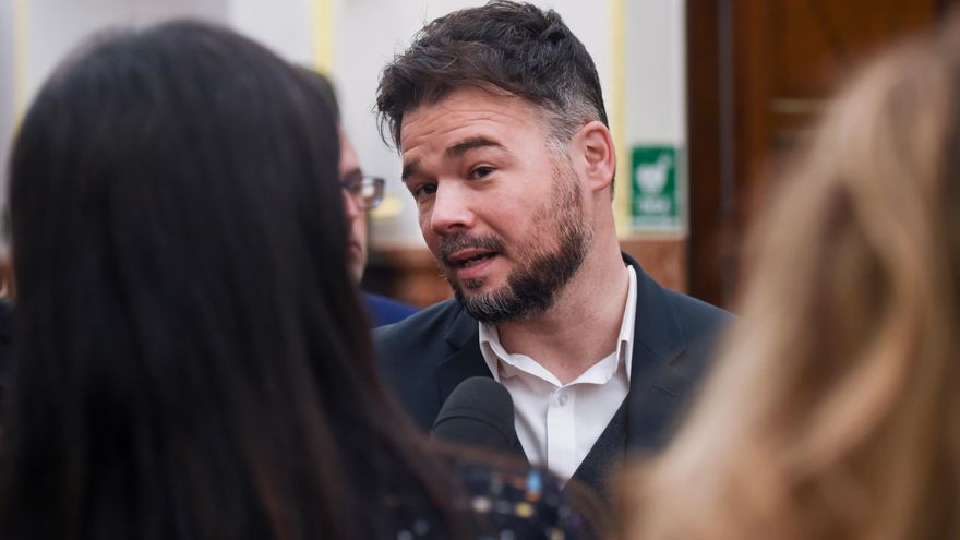 Archivo - El portavoz de ERC en el Congreso, Gabriel Rufián.