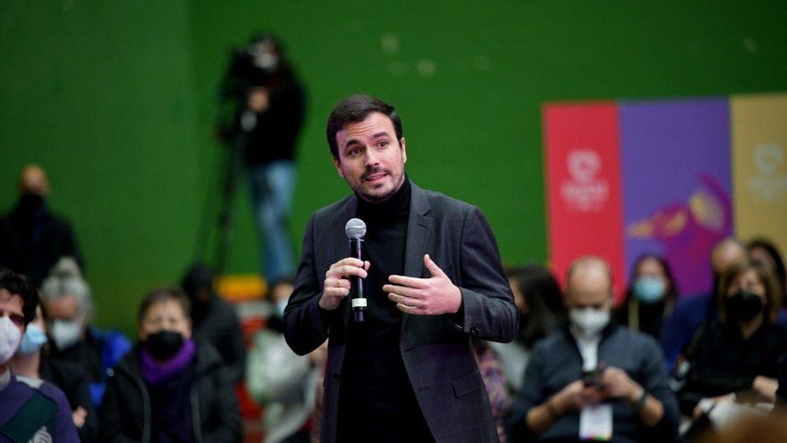 Garzón, de campaña en el epicentro del bulo de la carne: "El PP se ata a la mentira para deslegitimar la democracia"