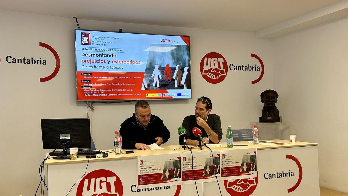 Rueda de prensa de UGT.